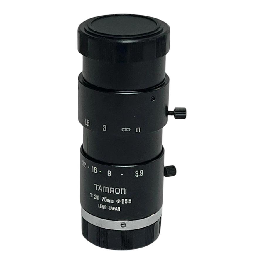 Tamron 1:3.9 75mm f/3.9 Fixed Focal Length C-Mount Lens Japan New Surplus