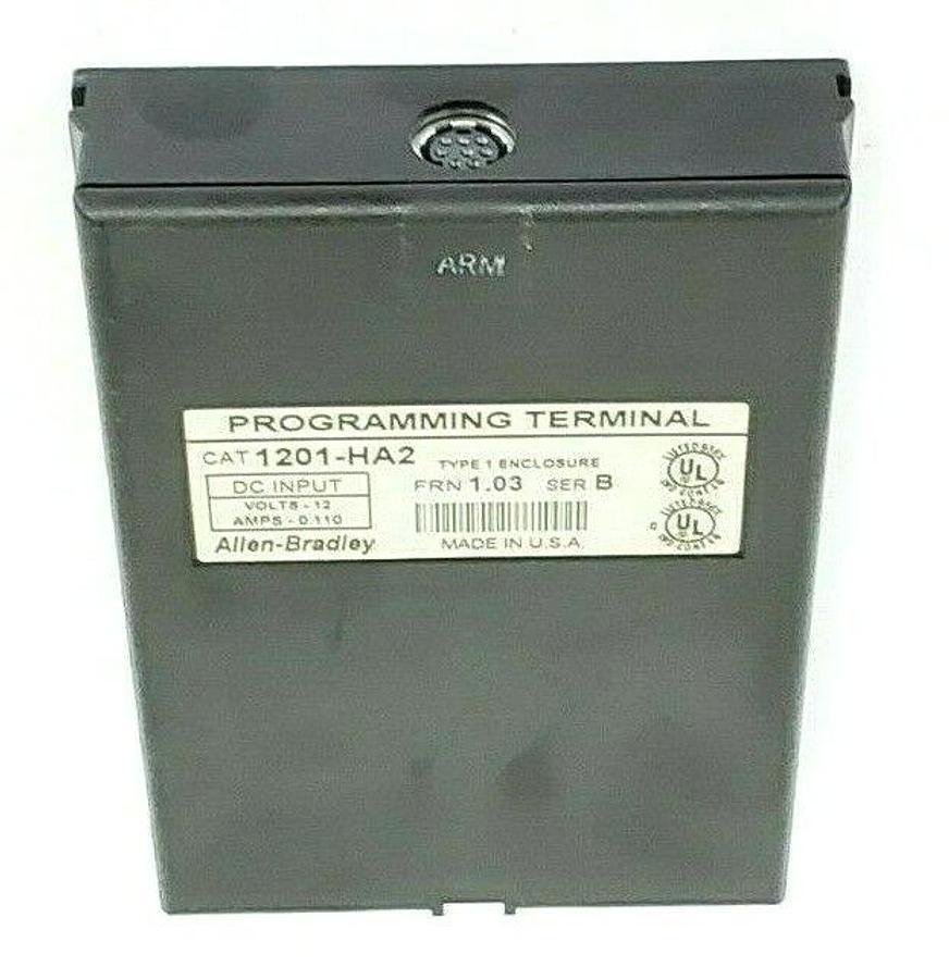 Used ALLEN BRADLEY 1305-BA03A-HA2 AC DRIVE SER. B W/ 1201-HA2 (MISSING FRONT PLATE)