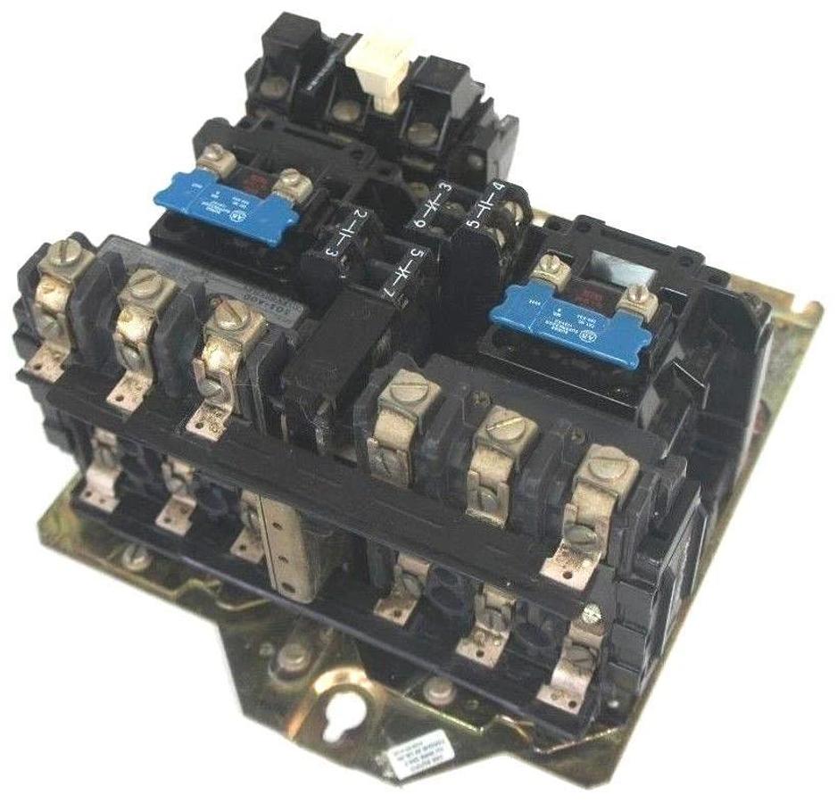 Used ALLEN BRADLEY 505-AOD REVERSING STARTER SER C SIZE D 18AMP MAX 600VAC MAX
