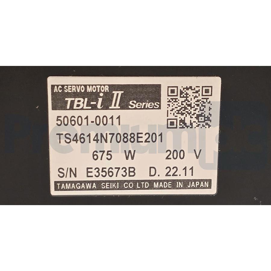 Used Kawasaki Tamagawa Seiki 50601-0011 TBL-i II Servo Motor TS4614N7088E201 NSMP
