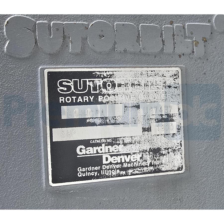 Used Gardner Denver GAHHCPA | 8HP Sutorbilt 8H Positive Displacement Blower NSNP