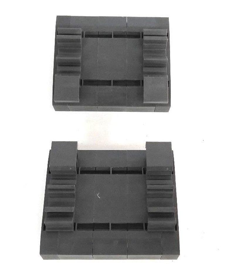 Used LOT OF 2 NEW ASTRODYNE CORP. 91DR1002 REV. A DIN-RAIL MOUNTING SOCKETS