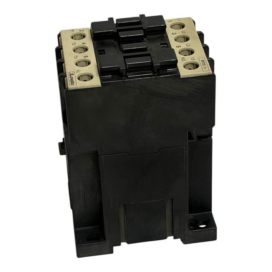 Used Lovato BF25C 3-Pole IEC Contactor 24VDC Coil 40A 20HP BF2510 1NO