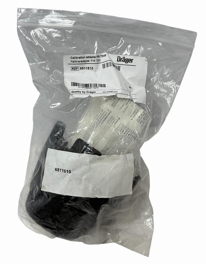 Used New Drager 6811610 Calibration Adapter PIR 7000