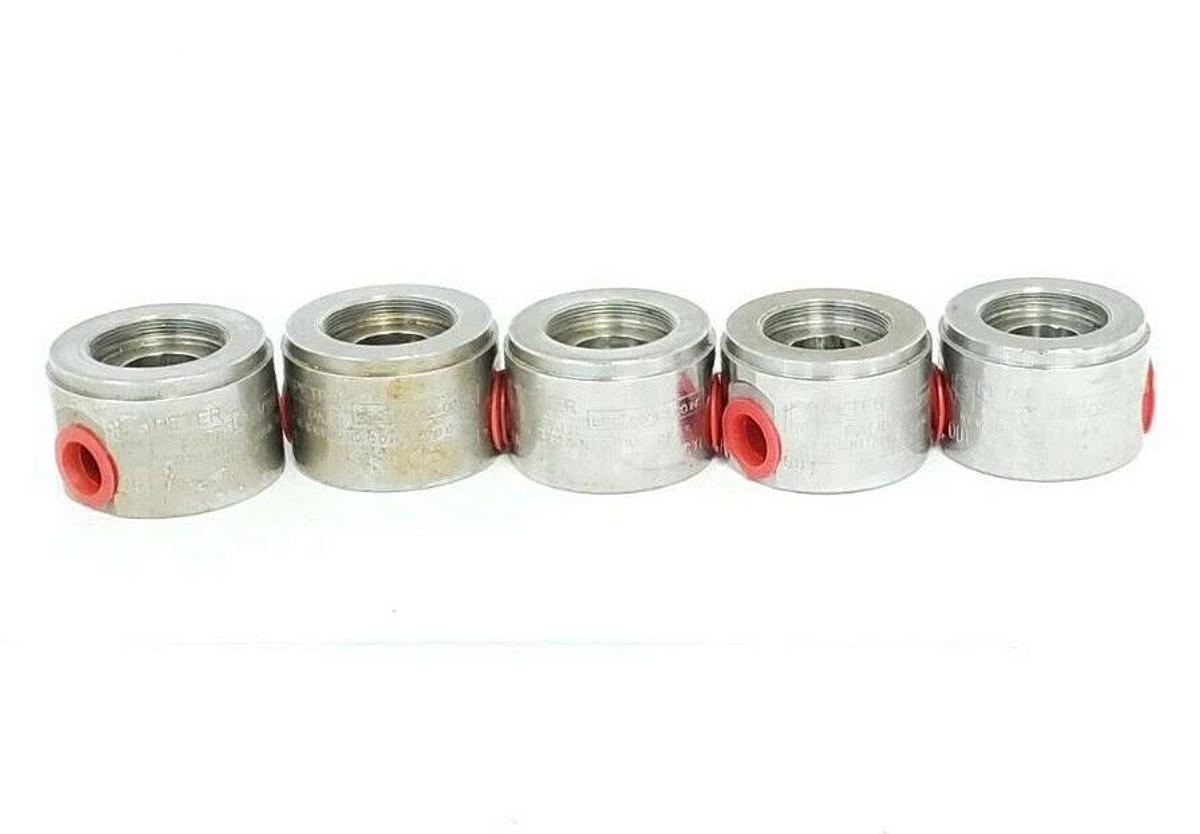 Used LOT OF 5 PETER PAUL SOLENOID VALVE BASES
