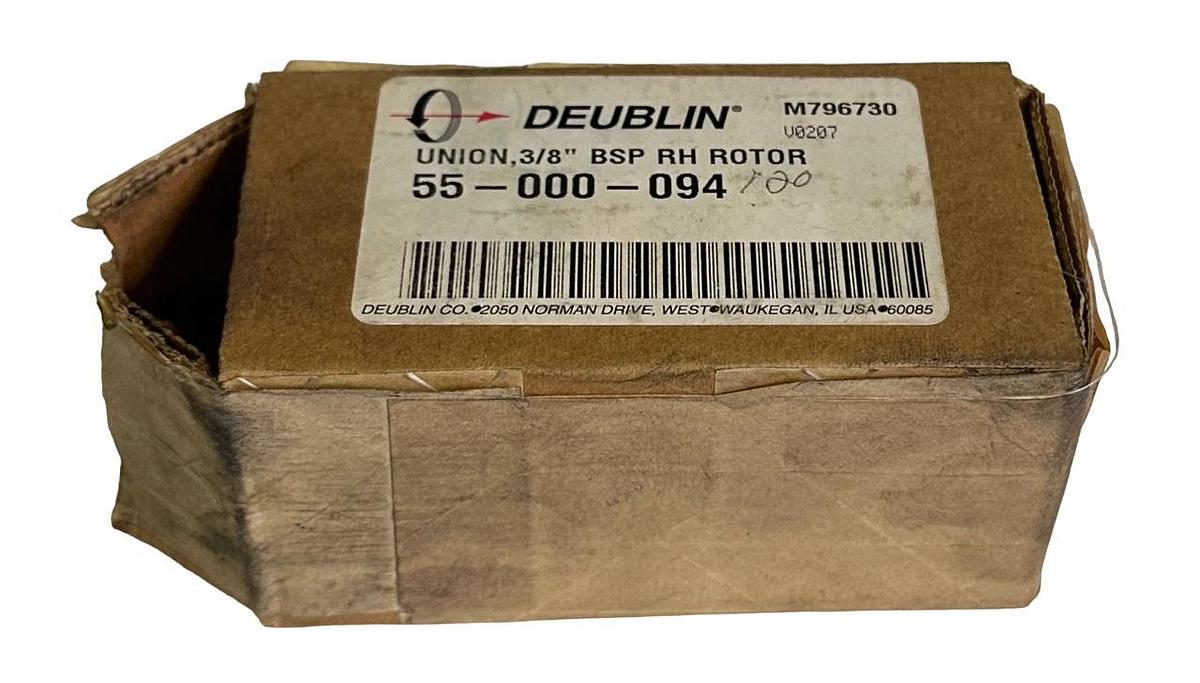 NEW DEUBLIN 55-000-094 / 55000094 ROTARY UNION 3/8'' BSP RH ROTOR M796730 BRASS