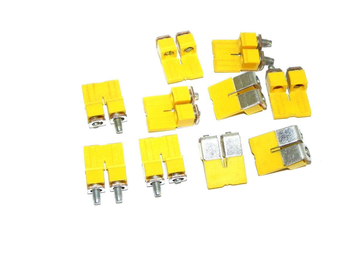Used LOT OF 10 WEIDMULLER 1052360000 CONN JUMPER TERM. BLOCKS 8.0MM