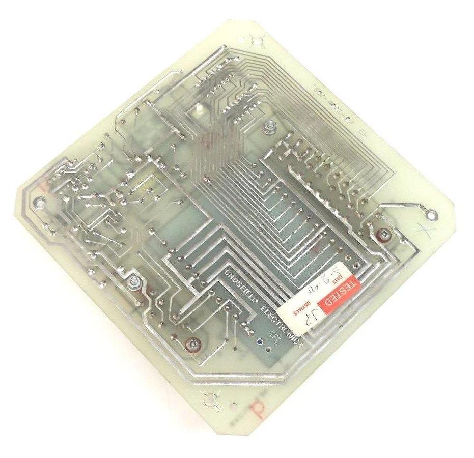 Used CROSSFIELD ELECTRONICS 7383-3000-08/09C CONVERTER BOARD W/ 7601-4160-01/02/03B