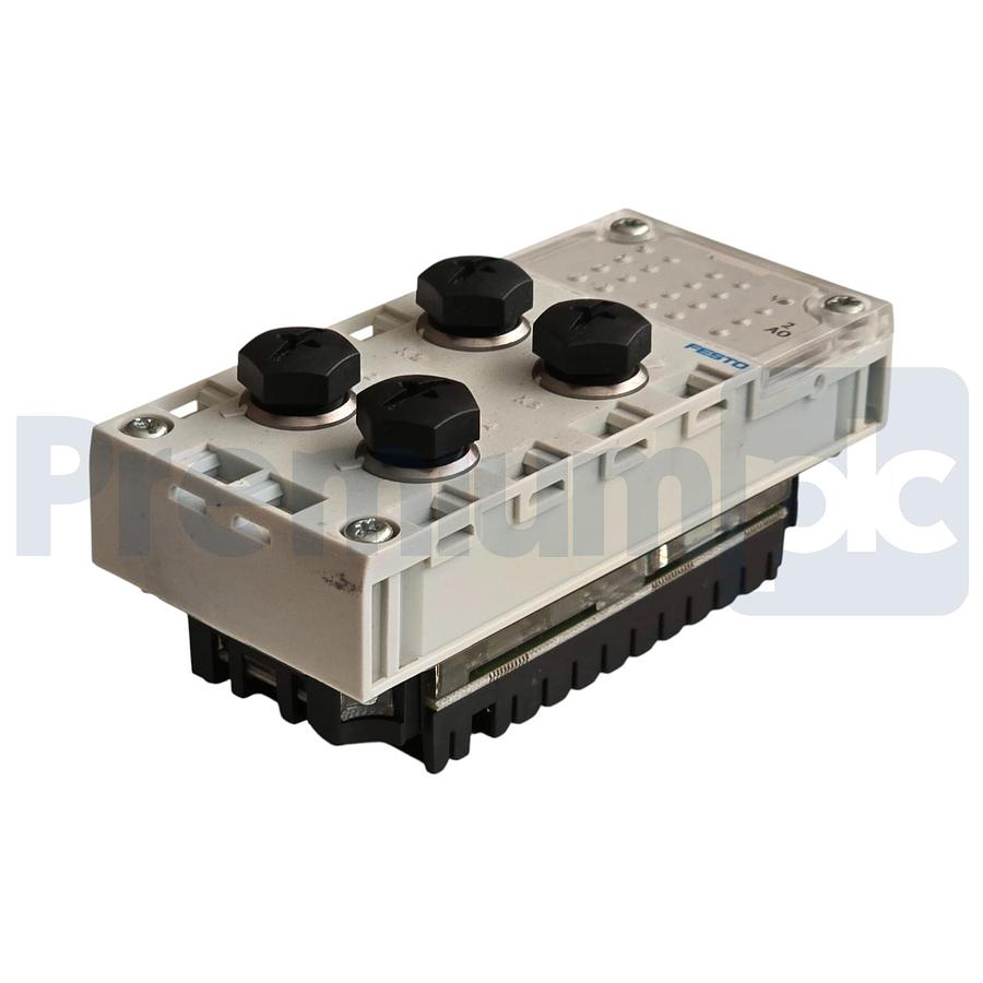 Used Festo CPX-AB-4-M12x2-5P-R-M3 | 546997 CPX Connection Block 4x M12 5-Pin NUPI
