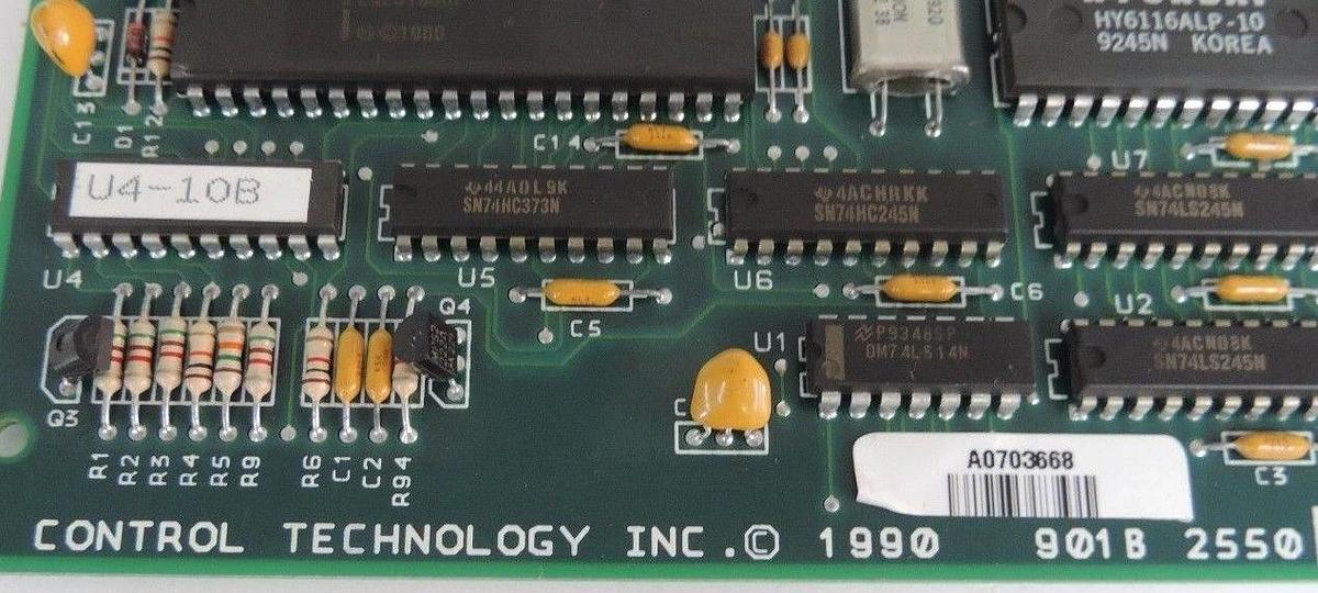 Used CONTROL TECHNOLOGY INC. 901B-2550 CONTROL BOARD CTI ISOLATED ANALOG INPUT 2550