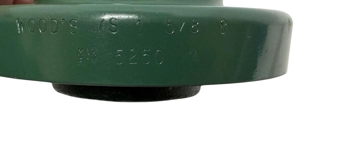Used NIB TB WOOD'S 7S 1-5/8 CAST IRON 7 FLEXIBLE COUPLING FLANGE 4-5/8'' OD 7S158