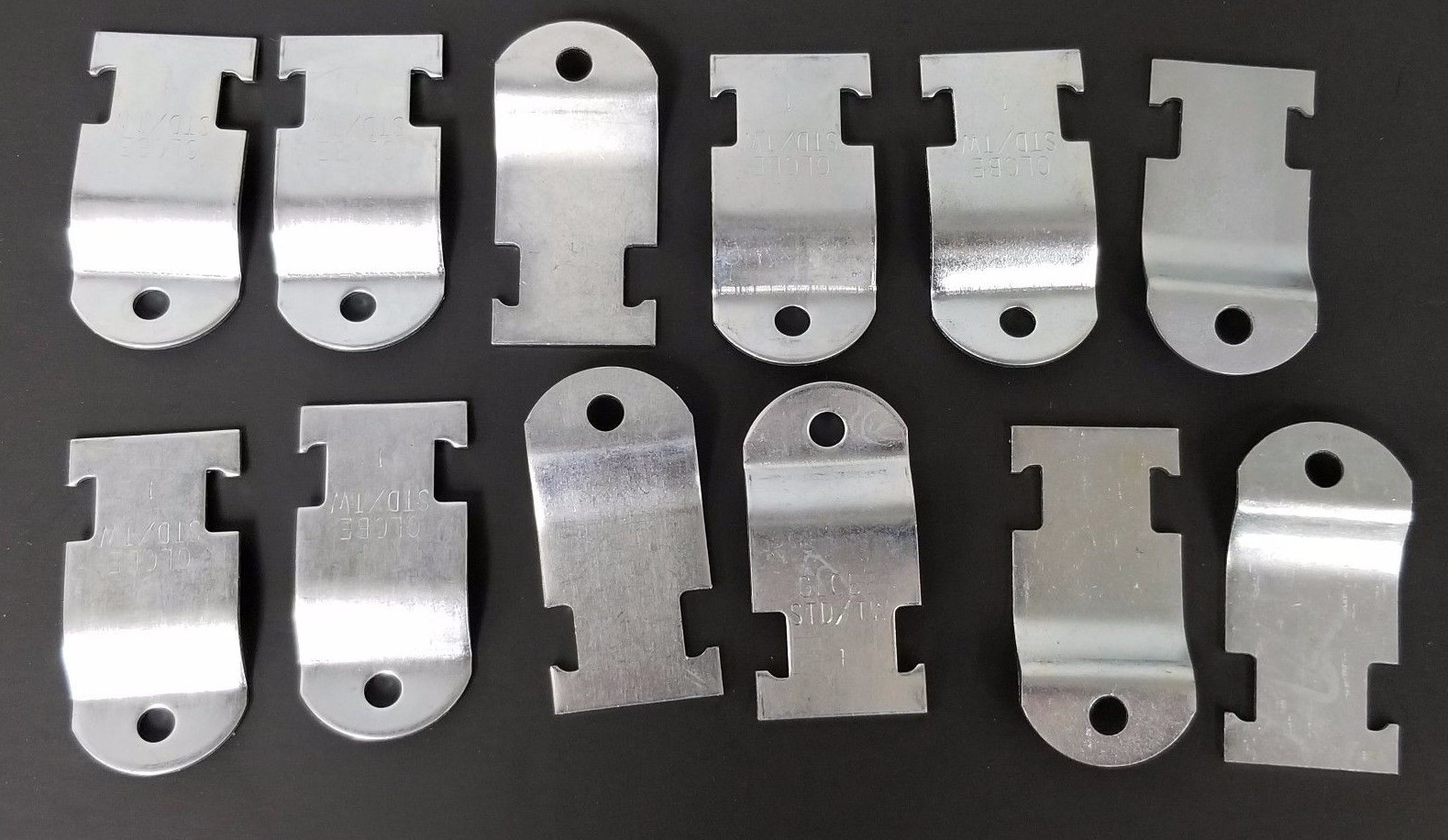 Used LOT OF 12 NEW GENERIC GLCBE PIPE AND CONDUIT CLAMP (6 PAIRS)