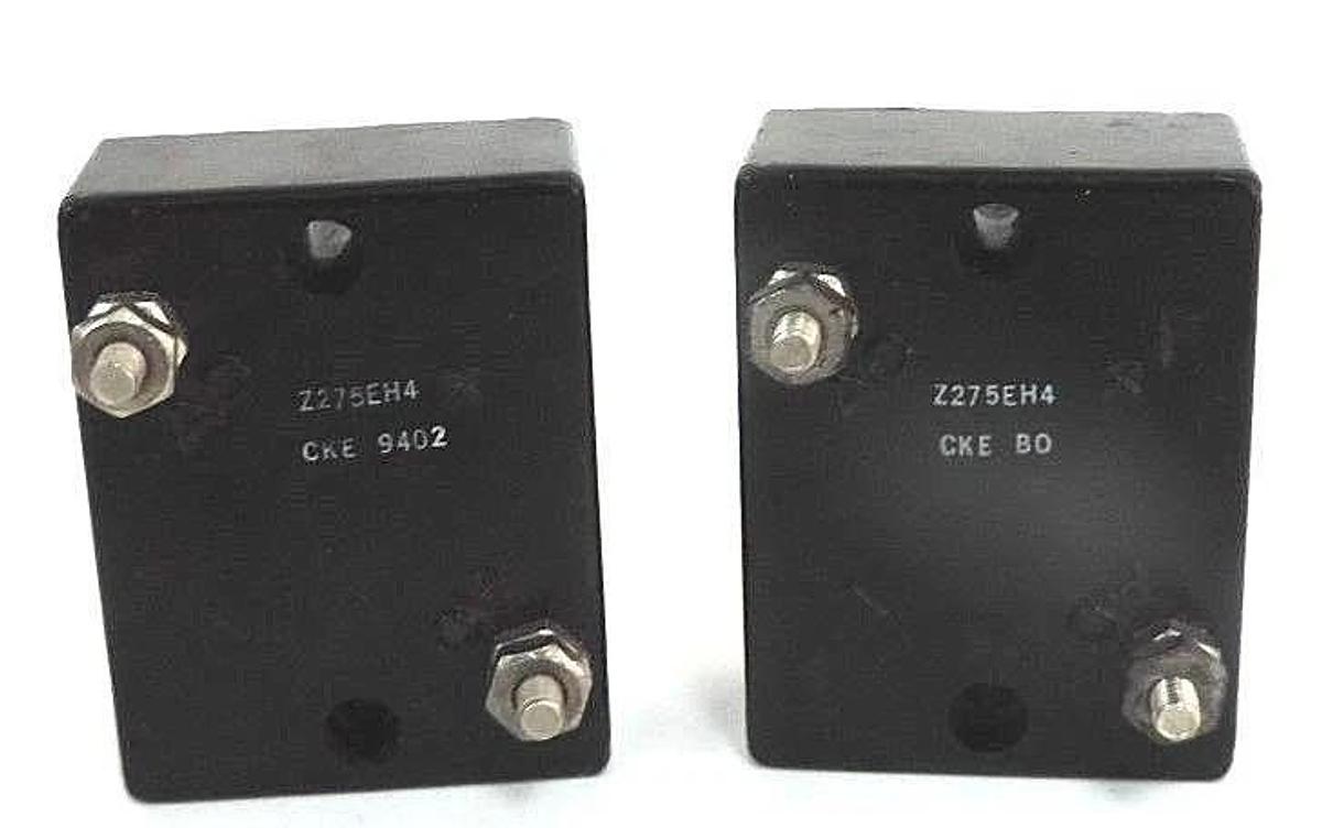 Used LOT OF 2 CKE Z275EH4 PANEL MOUNT METAL OXIDE VARISTORS
