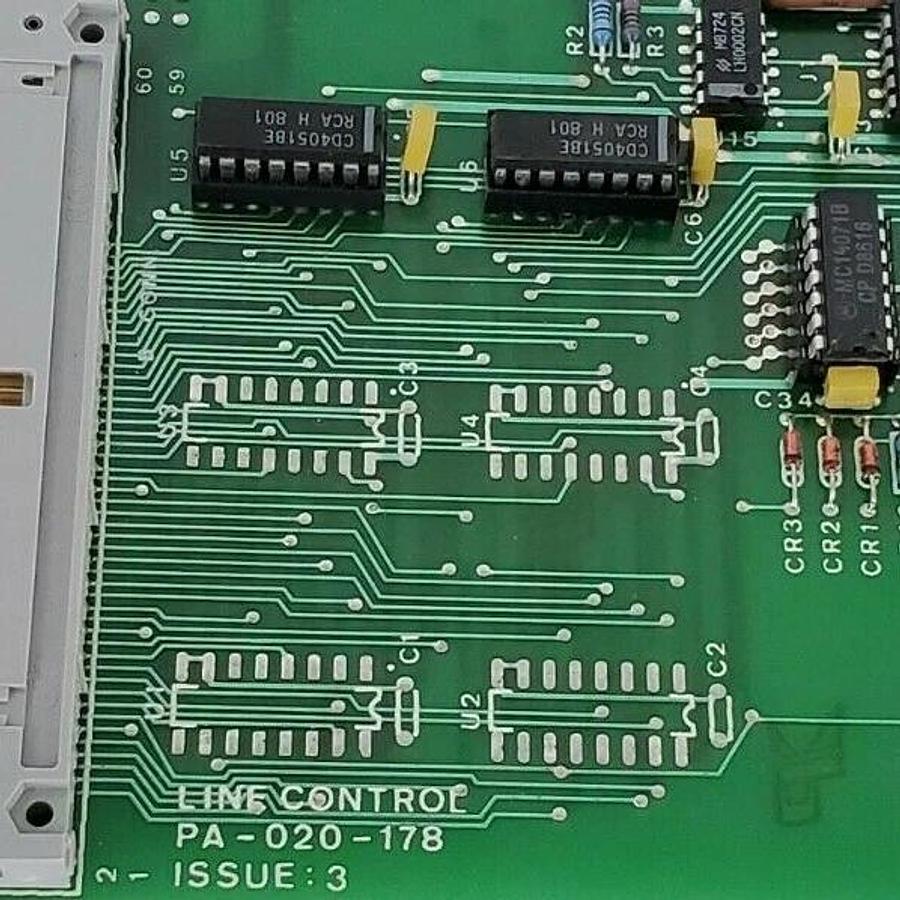 Used CEAC LINE CONTROLS PA-020-178 ISSUE: 3 PCB CIRCUIT BOARD MODULE
