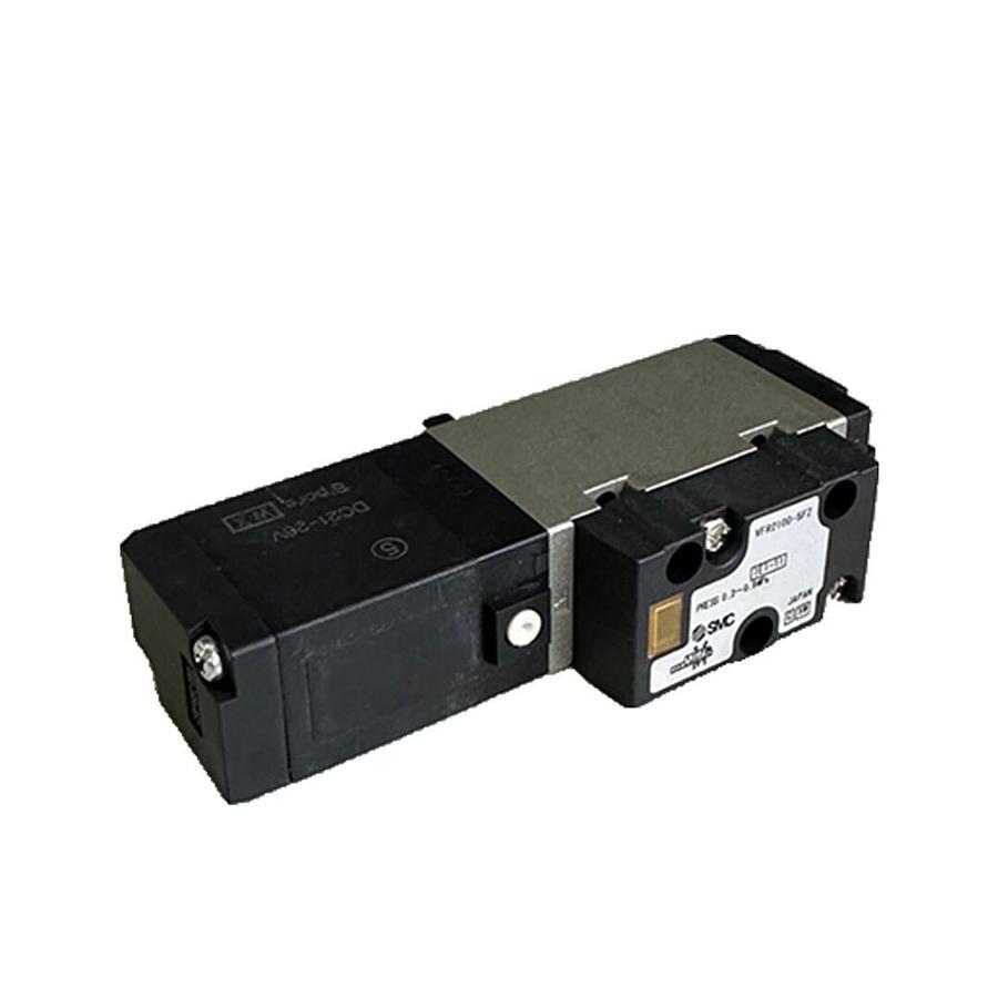 Used NEW SMC VFR2100-5FZ / VFR21005FZ 5-PORT PLUG-IN SOLENOID VALVE 24VDC