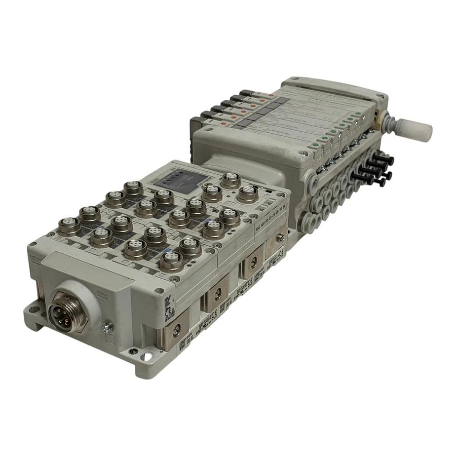 SMC EX600-SEN3 EtherNet IP Valve Manifold VQ2000 EX600-DXPD 6-Station