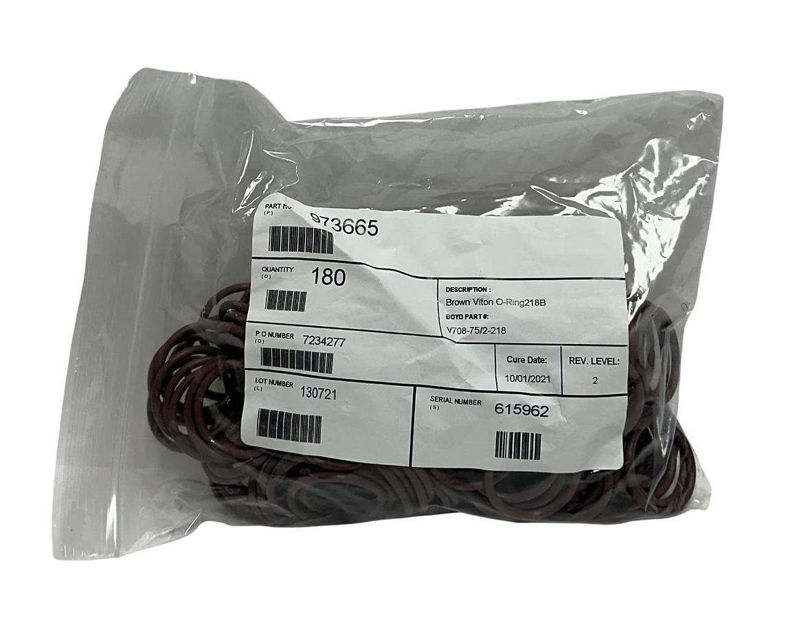180 BOYD V708-75/2-218 / 973665 BROWN O-RINGS 218B OEM NSNP