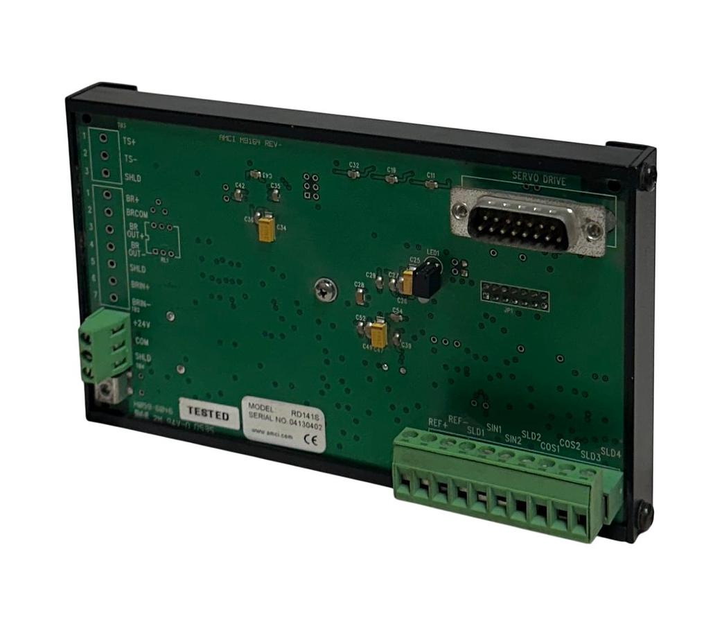Used AMCI RD141S SLAVE RESOLVER TO DIGITAL CONVERTER INTERFACE MODULE 24VDC USNP