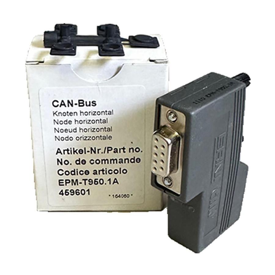Used NEW ERNI EPM-T950.1A / EPMT9501A CAN-Bus NODE HORIZONTAL INTERFACE CONNECTOR