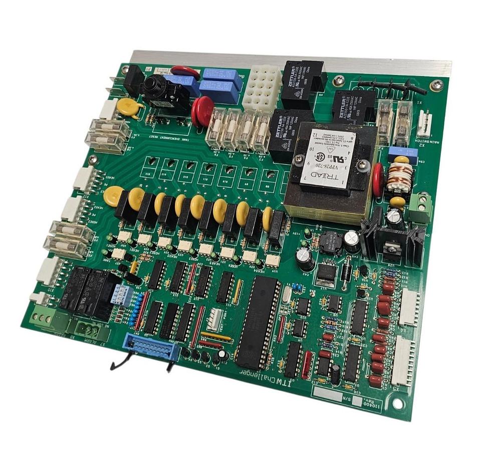 Used ITW DYNATEC 110743 REV. M HEAT SINK PC BOARD
