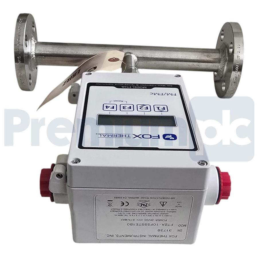 Fox Thermal FT2A Inline Thermal Gas Mass Flow Meter FT2A-10F-SS-ST-E1-B0 NSNP