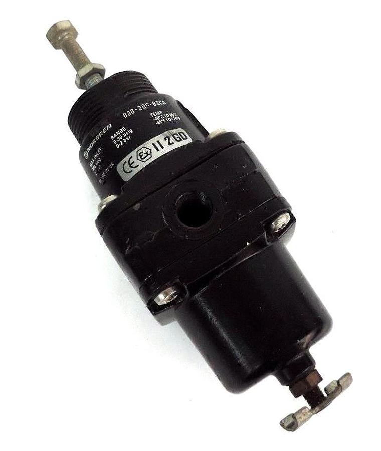 Used NORGREN B38-200-B2CA FILTER REGULATOR 1/4 NPT 300 PSI, B38200B2CA
