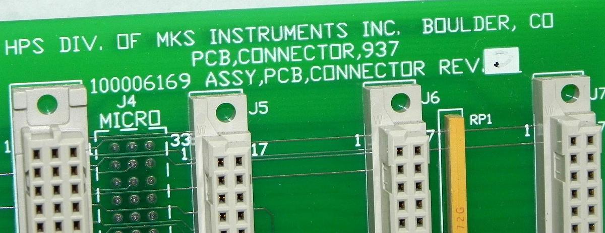 Used MKS INSTRUMENTS 100006169 ASSY, PCB, CONNECTOR