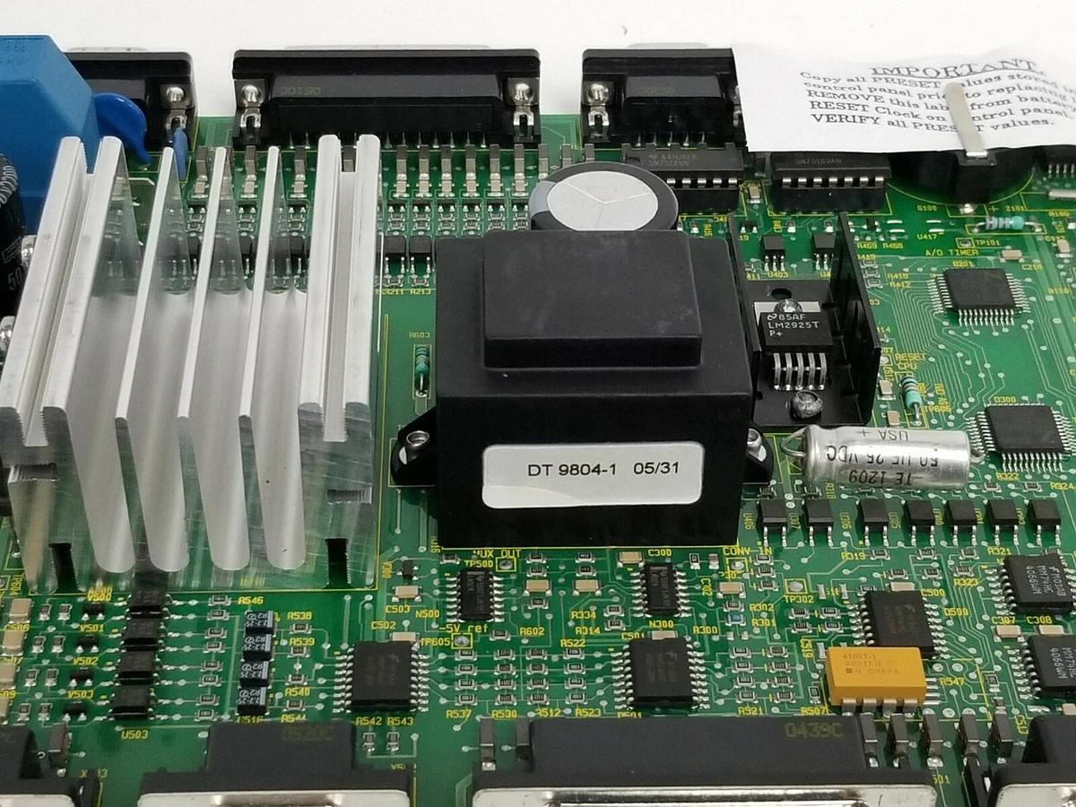 Refurbished GLUNZ & JENSEN 6301Y-000501 CPU-PCB LCB 01 W/O E-prom 083-06052 (REPAIRED)