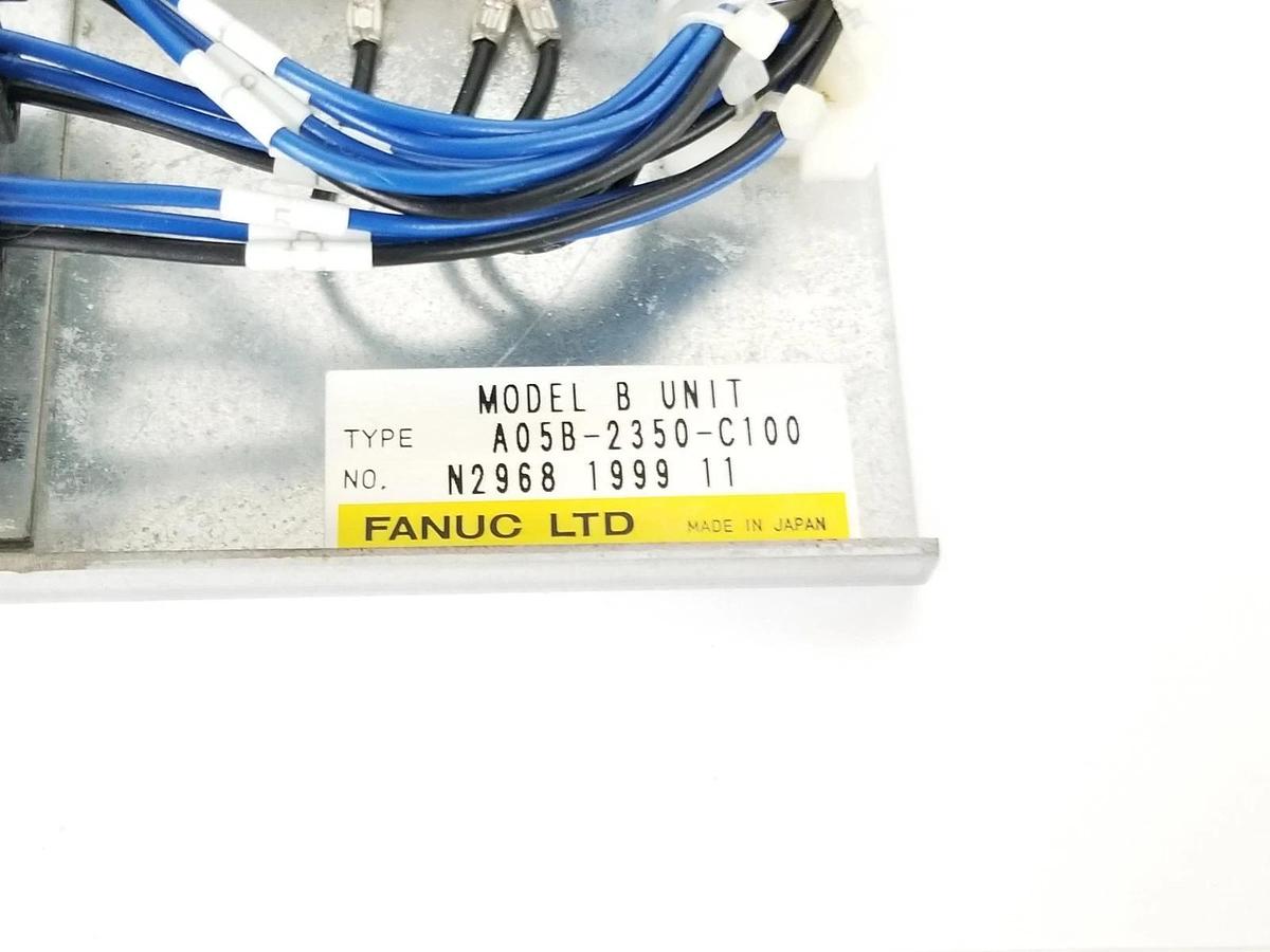 Used FANUC A05B-2350-C100 MODEL B UNIT W/ A03B-0808-C001 INTERFACE MODULE
