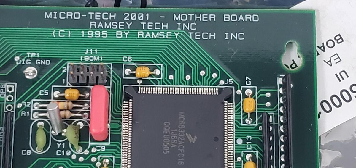 Used NEW RAMSEY TECHNOLOGY INC D07257B-E121-A MOTHER BOARD REV. I