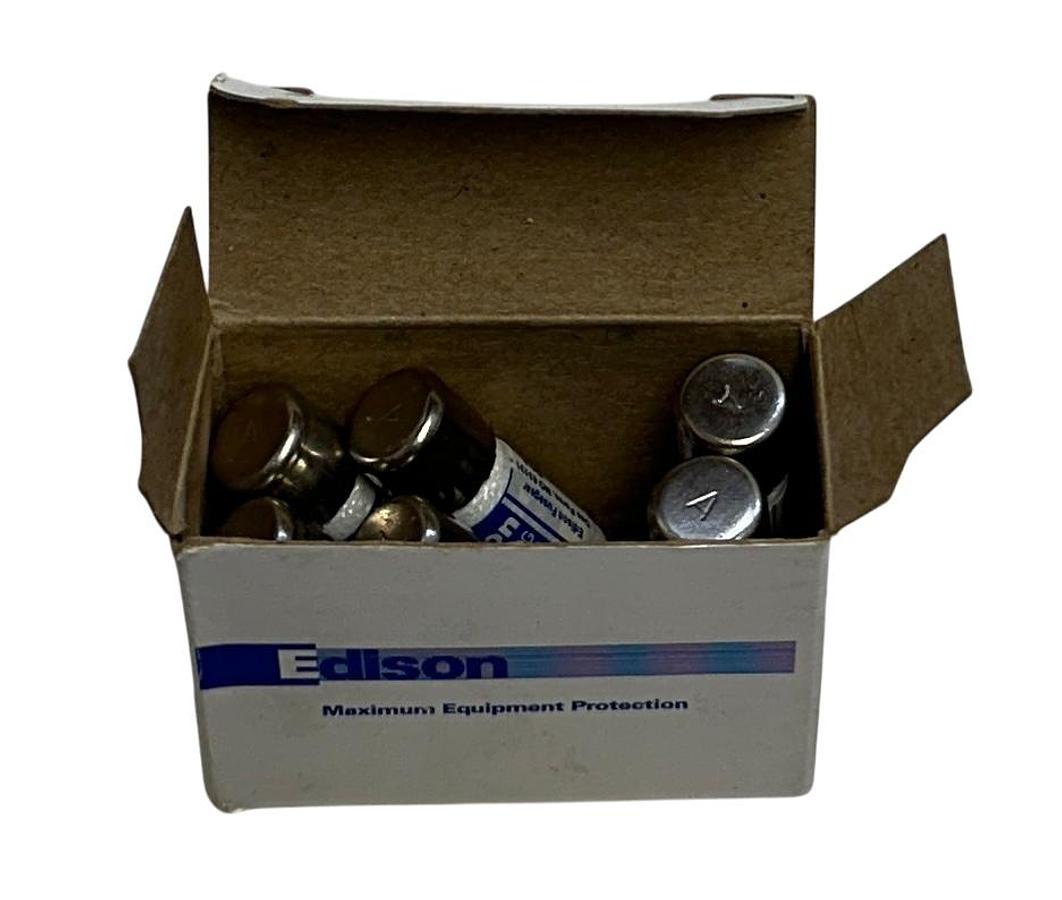 Used 6 EATON EDISON MCL4 MIDGET FAST-ACTING FUSES 600VAC 4A MCL SERIES NSMP