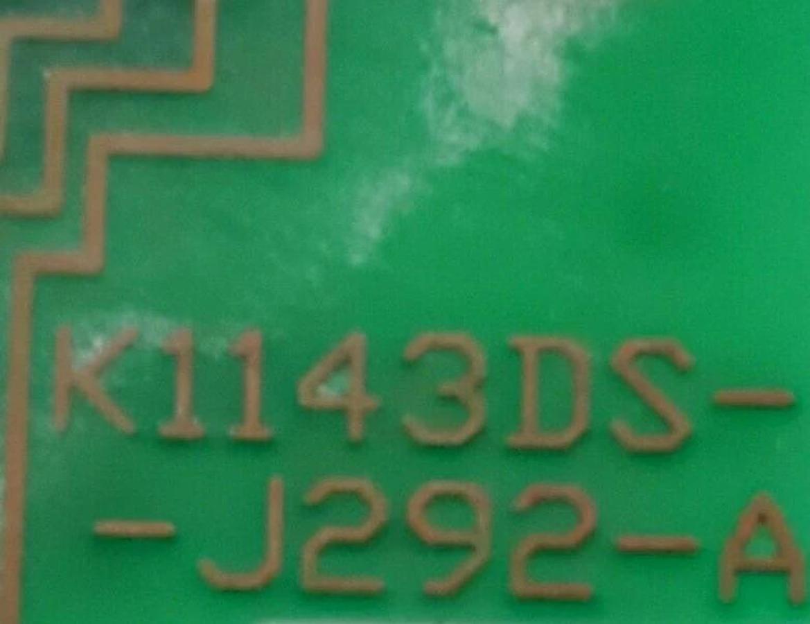 Used YOKOGAWA / KEMA KEUR K1143DS-J292-A CONTROL BOARD K1543DB PH402G-E-1-E/Q/PIN/PM