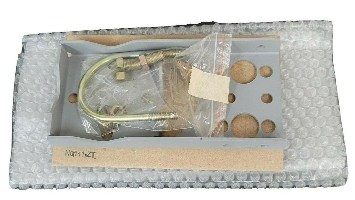 Used NEW INVENSYS FOXBORO N0141-ZT MOUNTING BRACKET SET. 4 SCREWS 2 NUTS U BAR