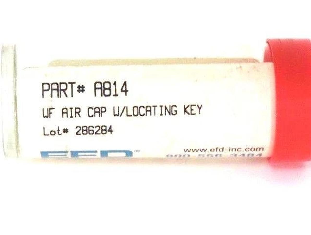 NEW NORDSON EFD A814 WF AIR CAP W/ LOCATING KEY 286284
