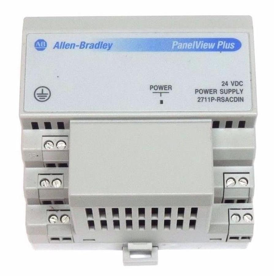 Used ALLEN BRADLEY 2711P-RSACDIN POWER SUPPLY SER A REV A 24VDC 2711PRSACDIN