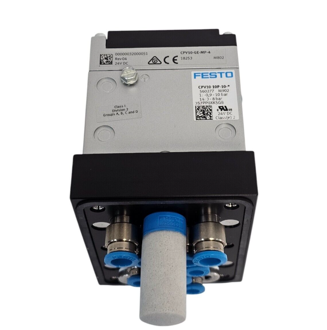 Used NEW FESTO 560277 VALVE TERMINAL CPV10 10P-10-4C-MP-R-Y-4M+P4