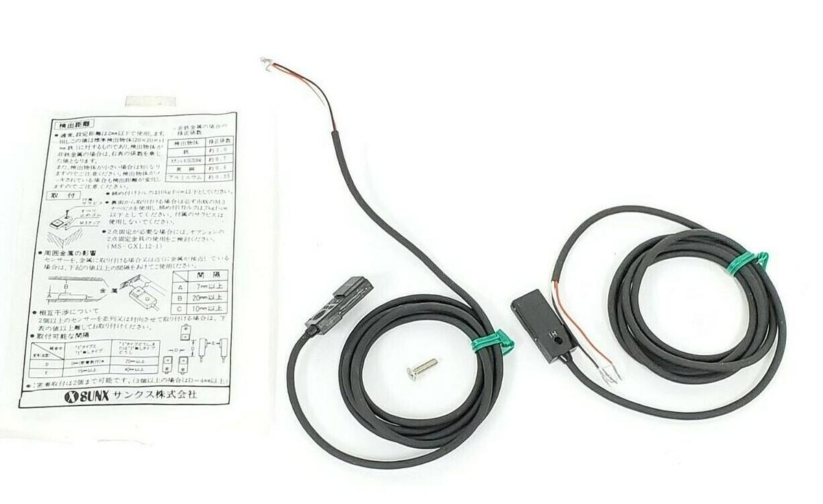 Used LOT OF 2 NEW SUNX GXL-12F-P PROXIMITY SENSORS GXL12FP