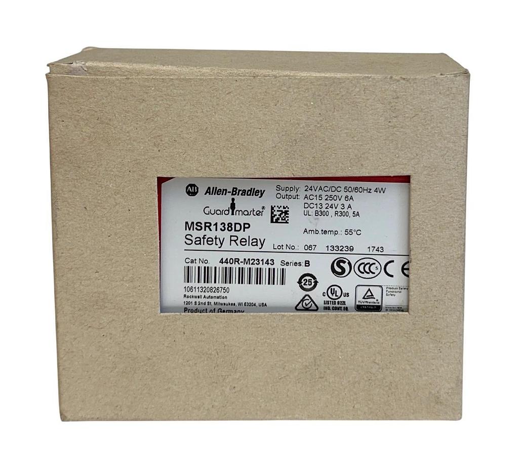 ALLEN BRADLEY 440R-M23143 /B Guardmaster SAFETY RELAY Minotaur MSR138DP NSMP