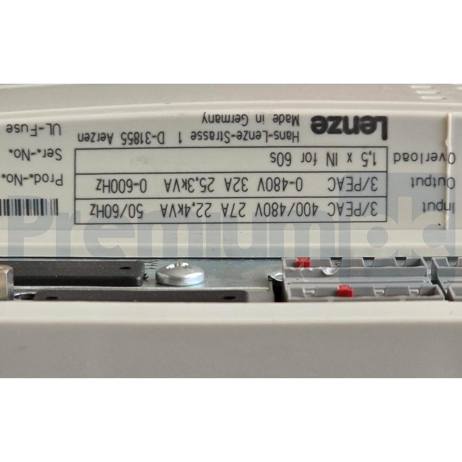 Refurbished FETTE LENZE EVF9327-CVV003 9300 Vector Frequency Inverter 15kW 32A 13009837 REP.