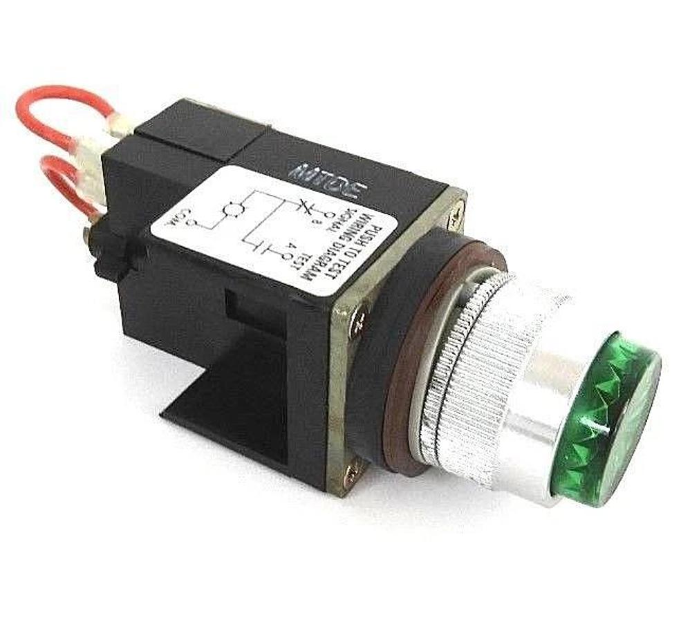 Used NIB ALLEN BRADLEY 800MR-QT24 PUSH BUTTON SER D, 24V, LAMP 85, 800MRQT24