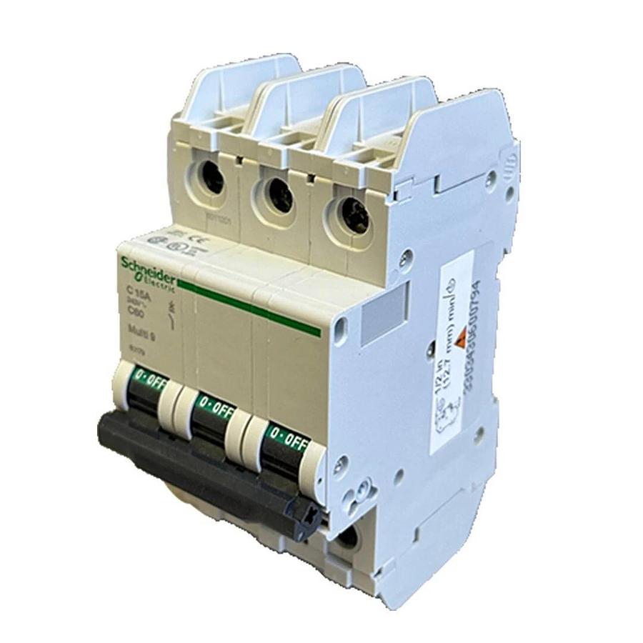 NEW SCHNEIDER ELECTRIC 60179 Multi 9 CIRCUIT BREAKER 3-POLE 15A DIN-RAIL C60