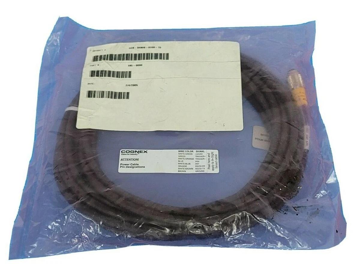 Used NEW INDUSTRIAL INTERFACES 849090209 CABLE ASSEMBLY 2 AMP 60 VOLT 16 FT