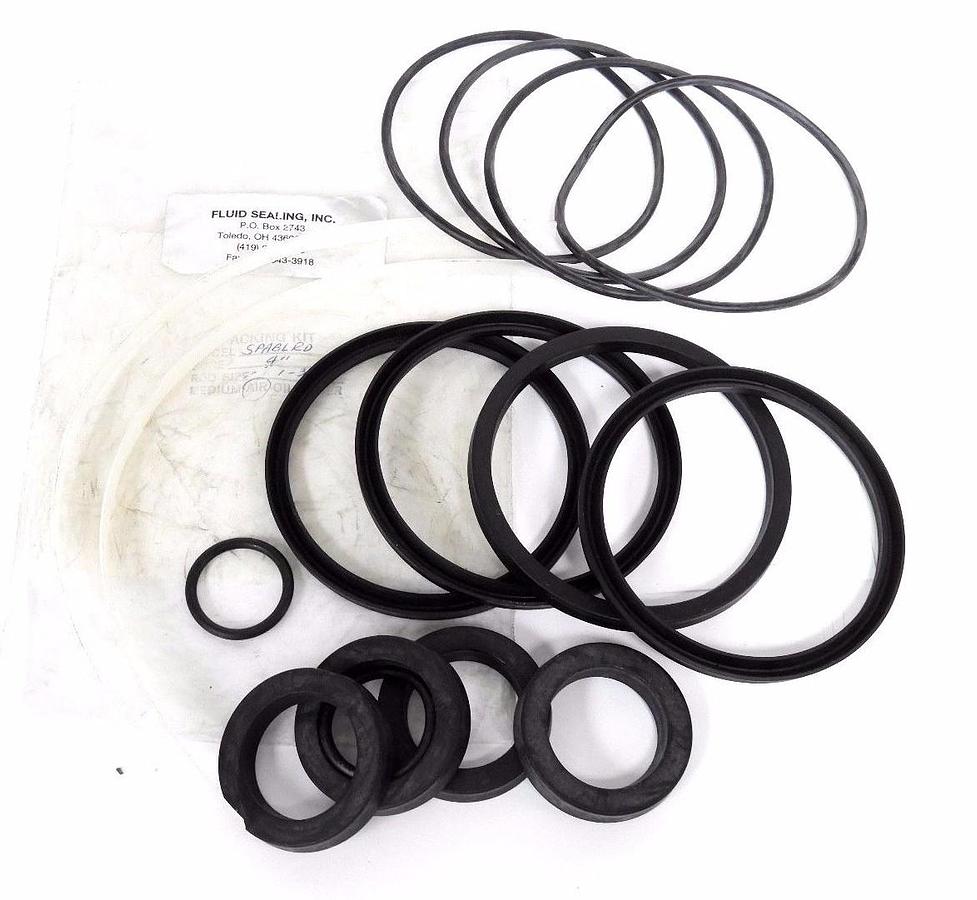 Used FLUID SEALING INC. SPABLRD AIR SEAL PACKING KIT 1-3/8" ROD SIZE, 4" BORE