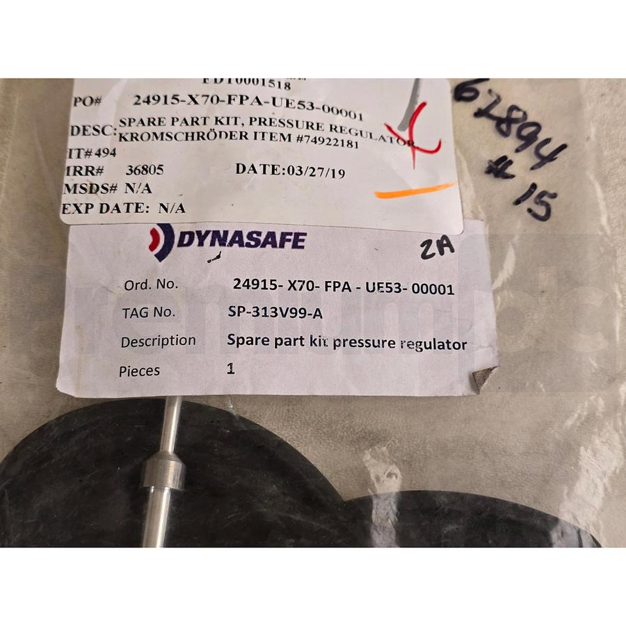 Used Krom Schroder 74922181 Spare Part Kit for VGBF 15..40 Gas Pressure Regulator NEW