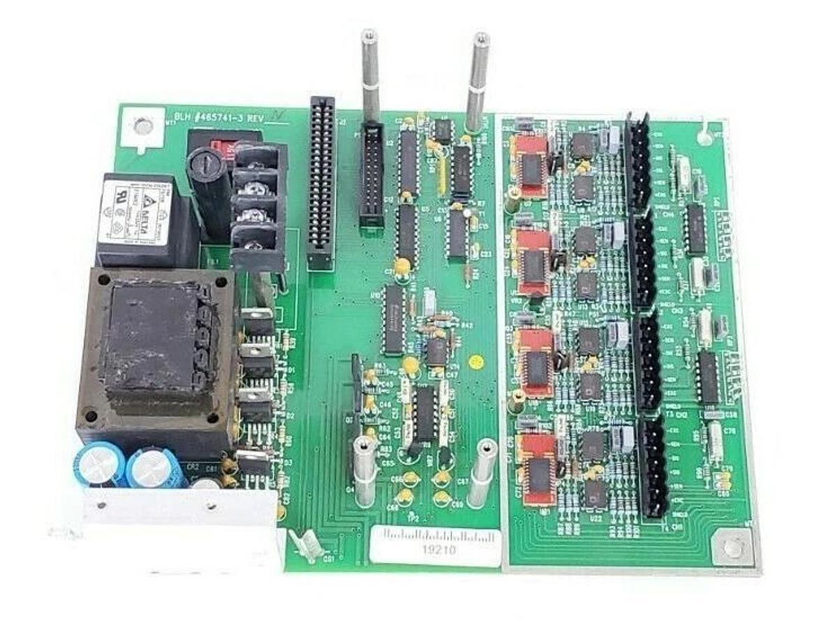 Used BLH ELECTRONICS 465741-3 CONTROL BOARD REV. N 465743-3 REV. G 3465-2021