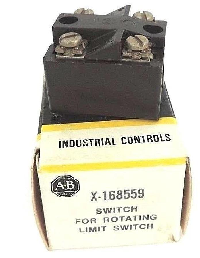 Used NIB ALLEN BRADLEY X-168559 SWITCH FOR ROTATING LIMIT SWITCH X168559