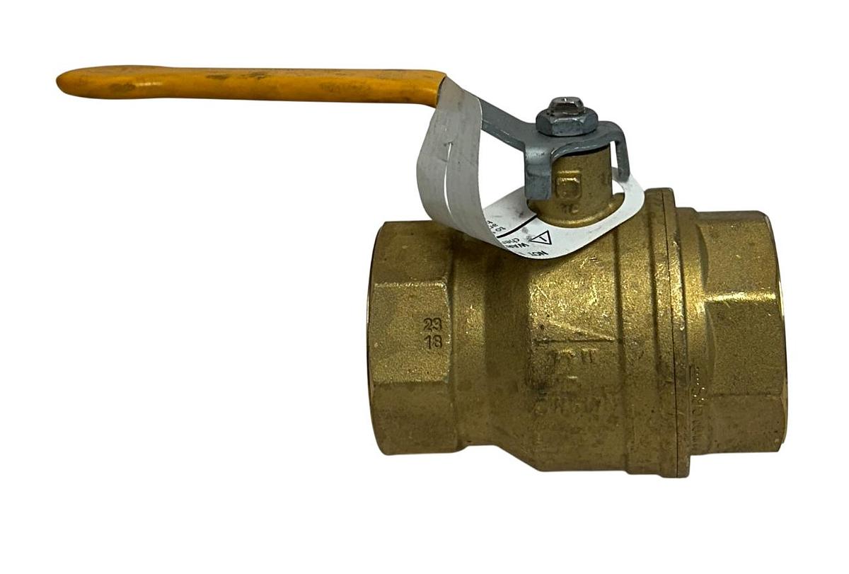 Used RuB INC S.95 / S95 BALL VALVE 2'' 600CWP PN40 DN50 OPEN-SHUT BRASS NSNP
