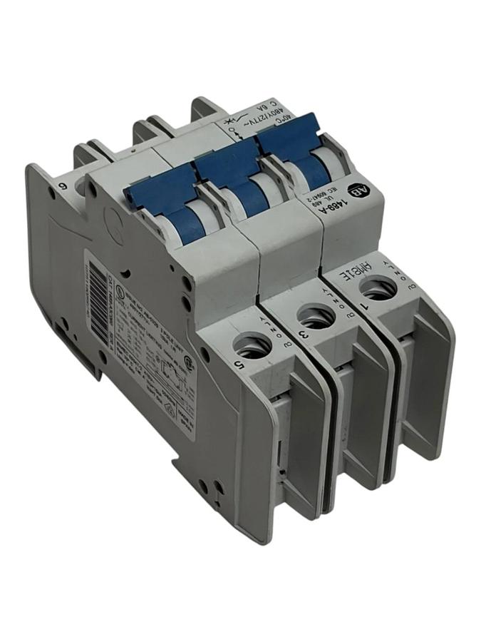 Allen-Bradley 1489-A3C060 Molded Case Circuit Breaker 3-Pole 6A C-Curve New