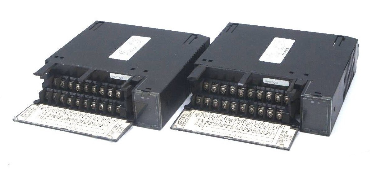 Used LOT OF 2 GE FANUC IC693MDL646B INPUT MODULE 24VDC 16PT POS/NEG FAST MINOR CHIPS