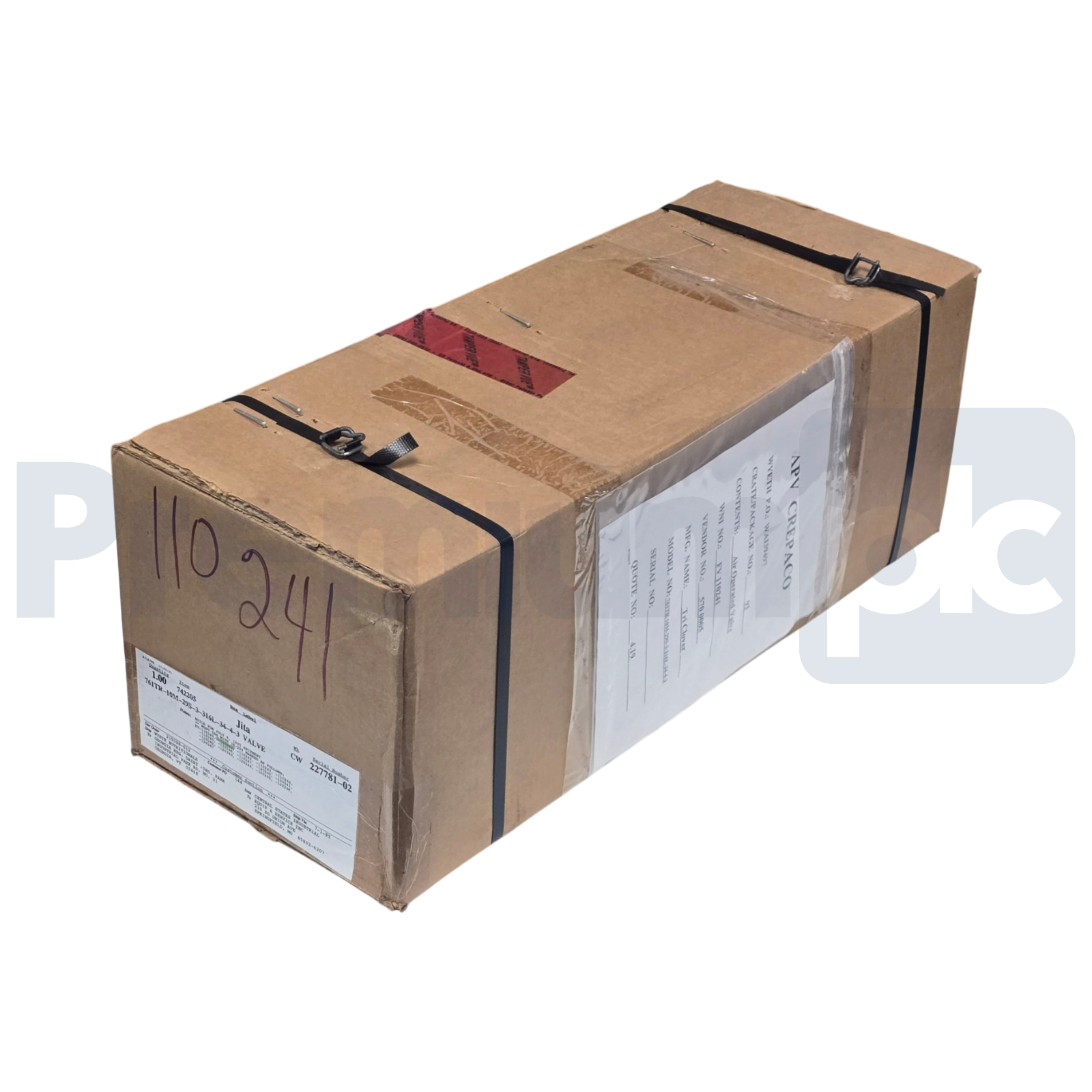 Used Alfa Laval Tri-Clover 761TR 3" SS Sanitary Valve 761TR-10M-29S-3-316L-34-4-3 NEW